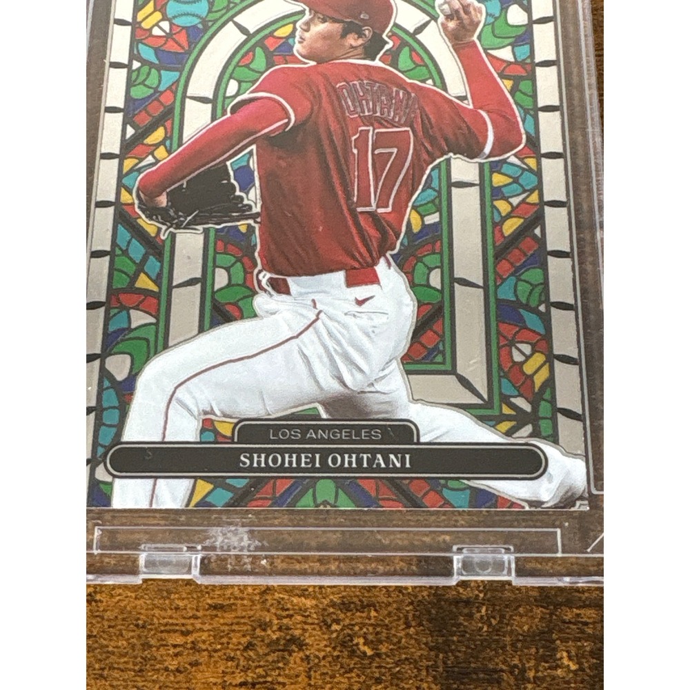 2022 Panini Prizm Stained Glass Shohei Ohtani SG-3 Los Angeles Angels SP Card - Picture 2 of 4